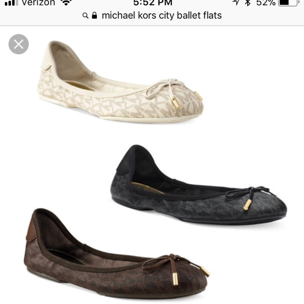 NOT SELLING ISO MK City ballet flats size 10